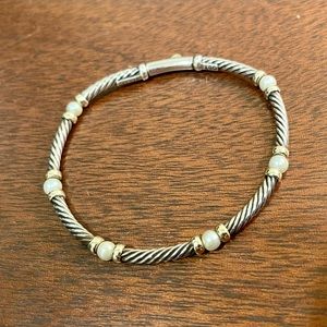 Authentic David Yurman Metro Pearl Bracelet